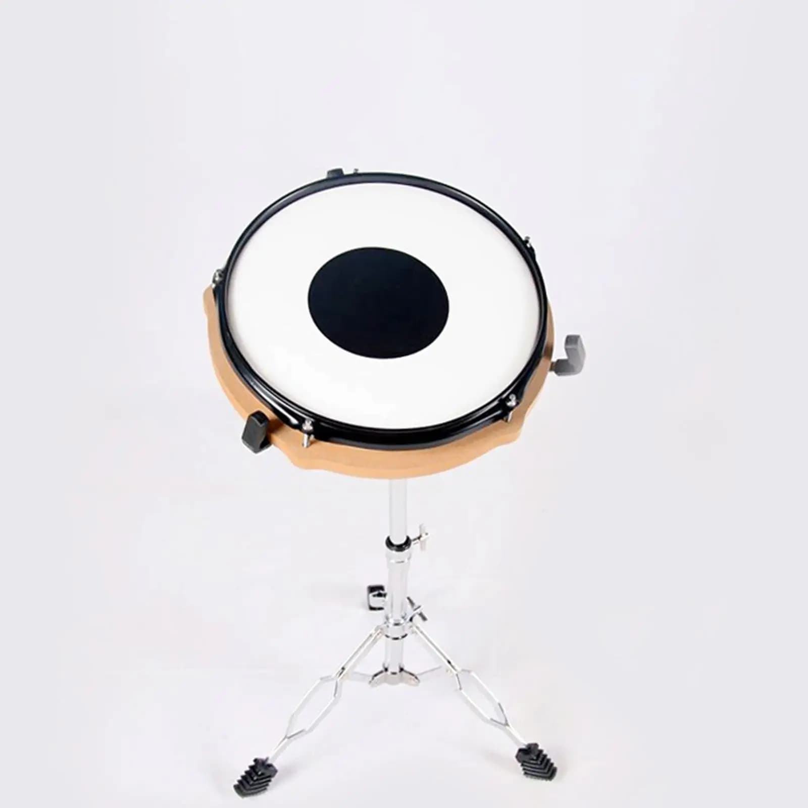 Pad per Pratica di Batteria con Supporto Regolabile, Pad per Percussioni per Studio e Uso Domestico