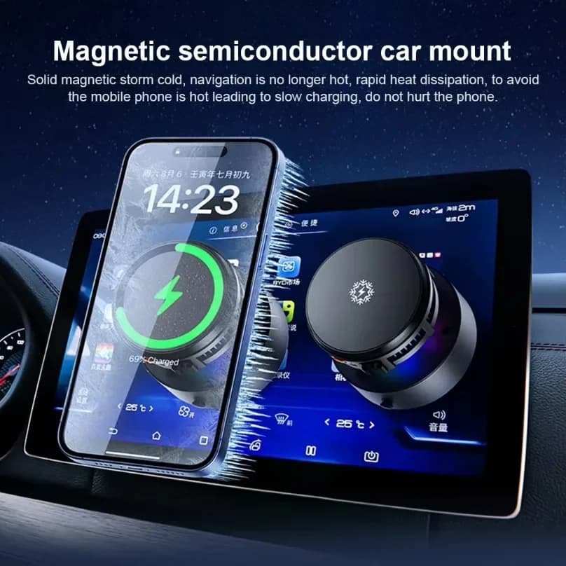 Nuovo Supporto Magnetico per Auto con Ventosa per Cellulare, Rotazione a 360° ° Supporto a ventosa rotante super resistente per iPhone 15 16, per uso a mani libere