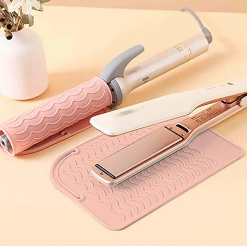 Hair Wig Electric Steak Anti-sl Hair Instruments Iron Hair Clips Thermal Insulating Sleeve Flat Hair Plate Silicone Insulated Bearing