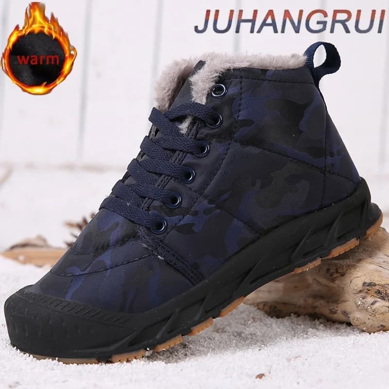 Stivali da neve per bambini invernali Caldi scarpe da trekking all'aperto Stivaletti impermeabili per ragazza ragazzo Comode sneakers antiscivolo Stivali per bambini