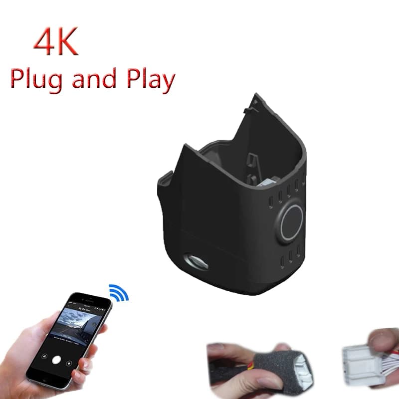 4K Plug And Play Wifi Car DVR Dash Cam Video Recorder For Porsche 911 Carrera Cadriolet GTS 3.0T Night Vision