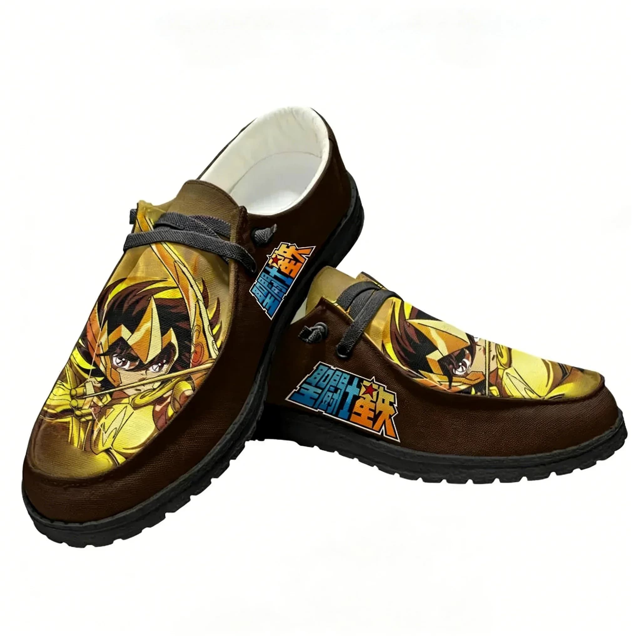 Scarpe casual Saint Seiya, scarpe basse da uomo e da donna, traspiranti, casual, per interni ed esterni, calzature leggere, scarpe personalizzate per coppia