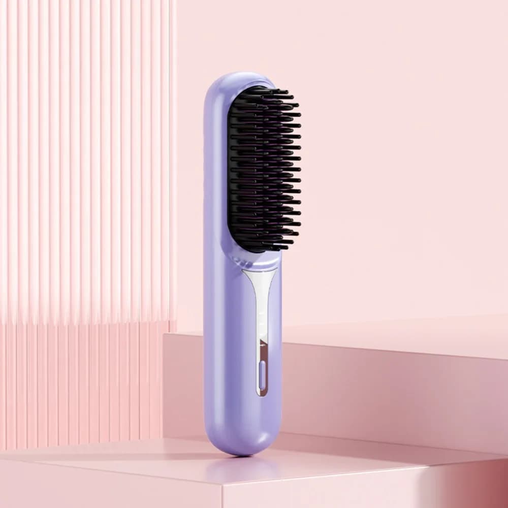 Quick heating hair plate, negative ions, wireless portable hair comb, professional USB charging, home curling iron