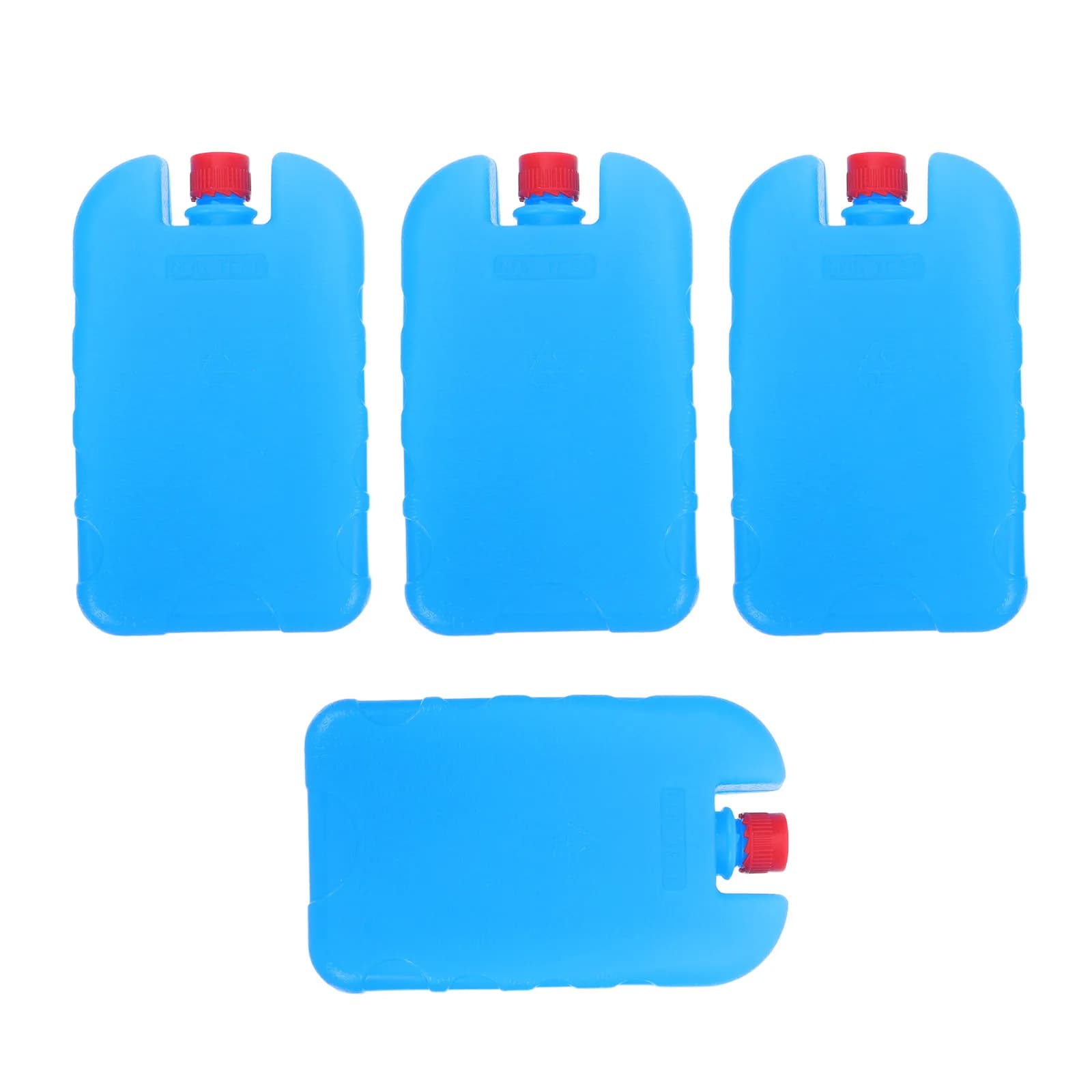 4 Pezzi Scatole di Raffreddamento Riutilizzabili con Cristalli di Ghiaccio da 250ml per Ventilatore, Raffreddatore d'Aria, Congelatore Portatile, Ghiaccio per Frigorifero Portatile, Contenitore Termico per Pranzo, Campeggio