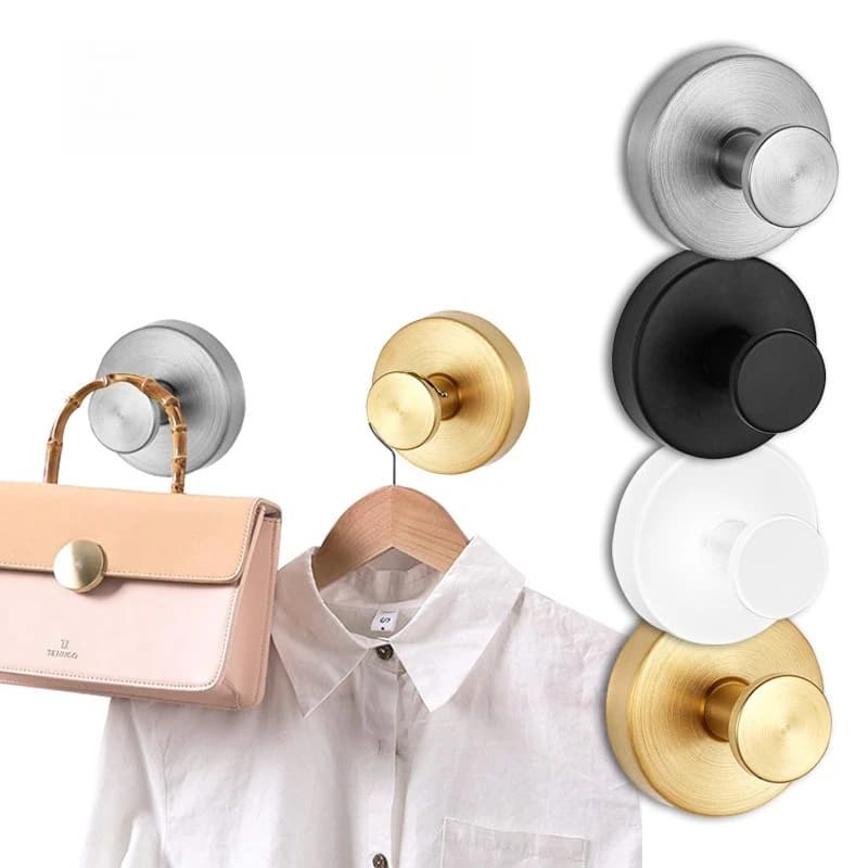 Ganci a ventosa per utensili da cucina, asciugamani, borse, cappotti, cappelli, chiavi in bagno, doccia, superfici in vetro senza danni