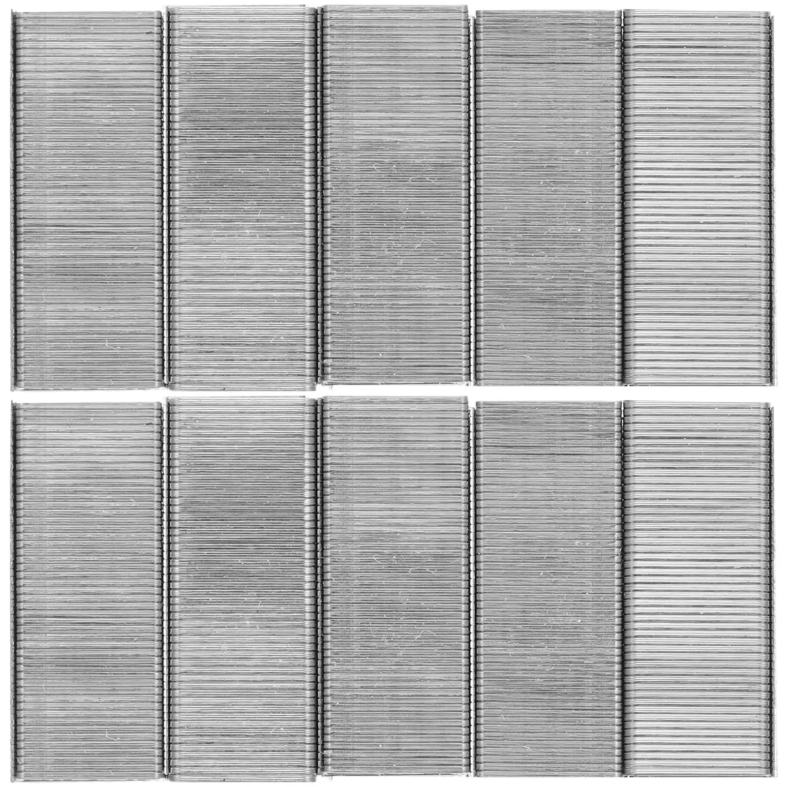 15 Scatole di Graffette Standard per Uso Domestico, Ricariche per Graffette in Metallo Antiscivolo per Ufficio, Scuola e Uso Quotidiano, Compatte e Portatili