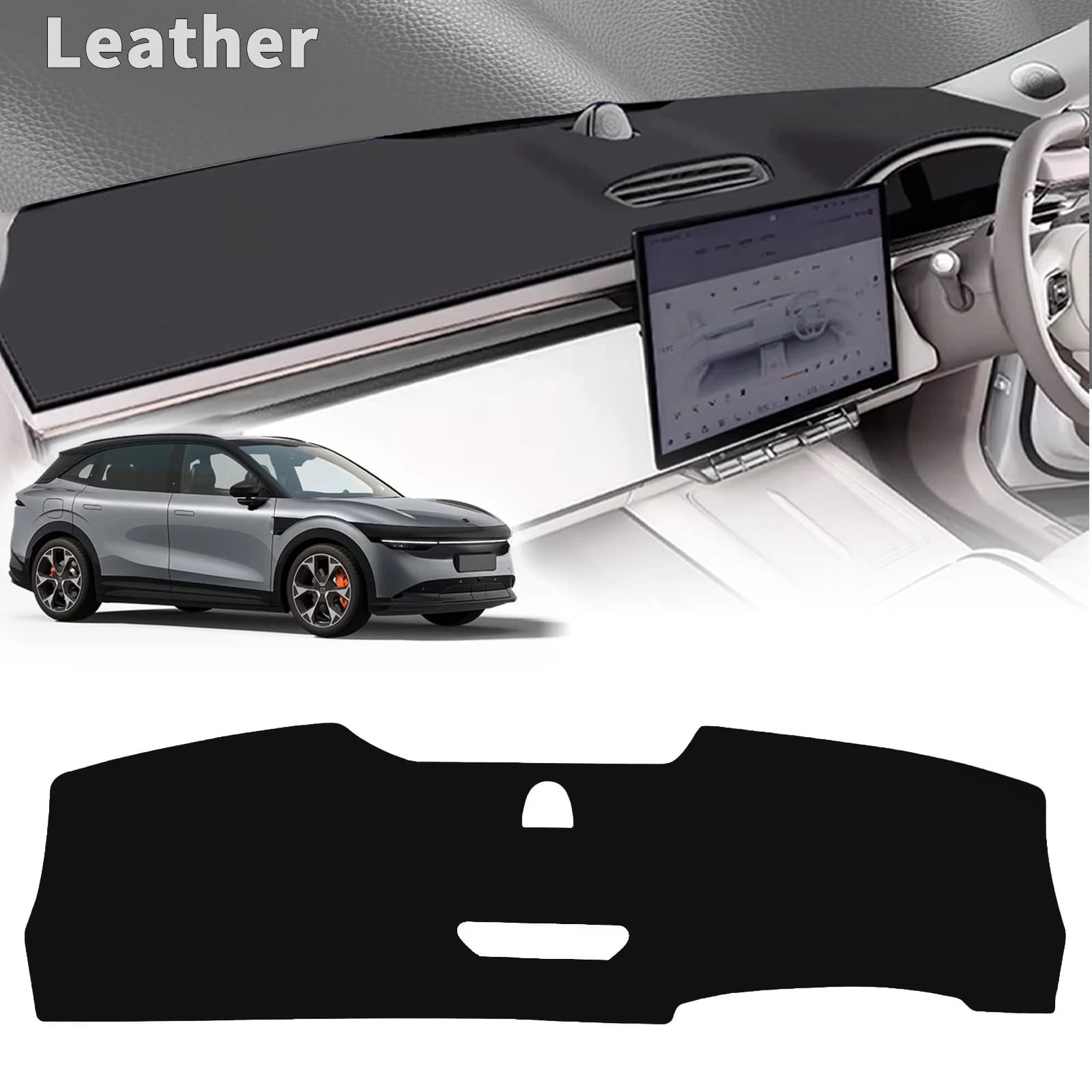 Tappetino/Copertura Protettiva in Pelle per Cruscotto Auto ZEEKR 7X 2025 2026 2027 - Accessorio Parasole