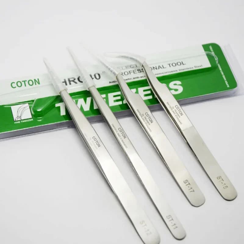 Stainless Steel Antistatic Eye Grips for Extension Eyelashes Professional 1 pcs