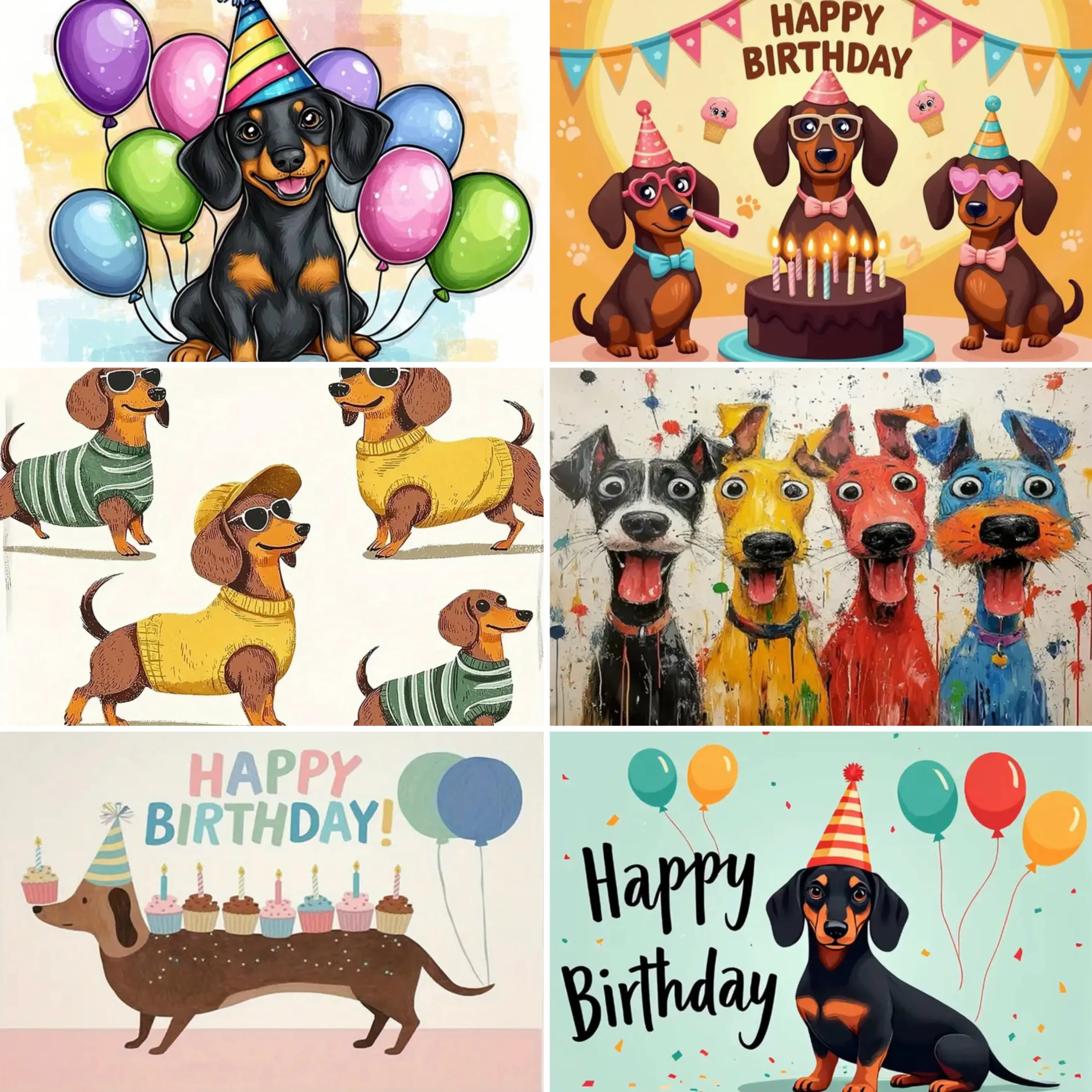 Cute German Shortdog Birthday Party Decor Backdrop Sausage Dog Pet Dog Baby shower Cake Table Decor Backdrop Party Supplies