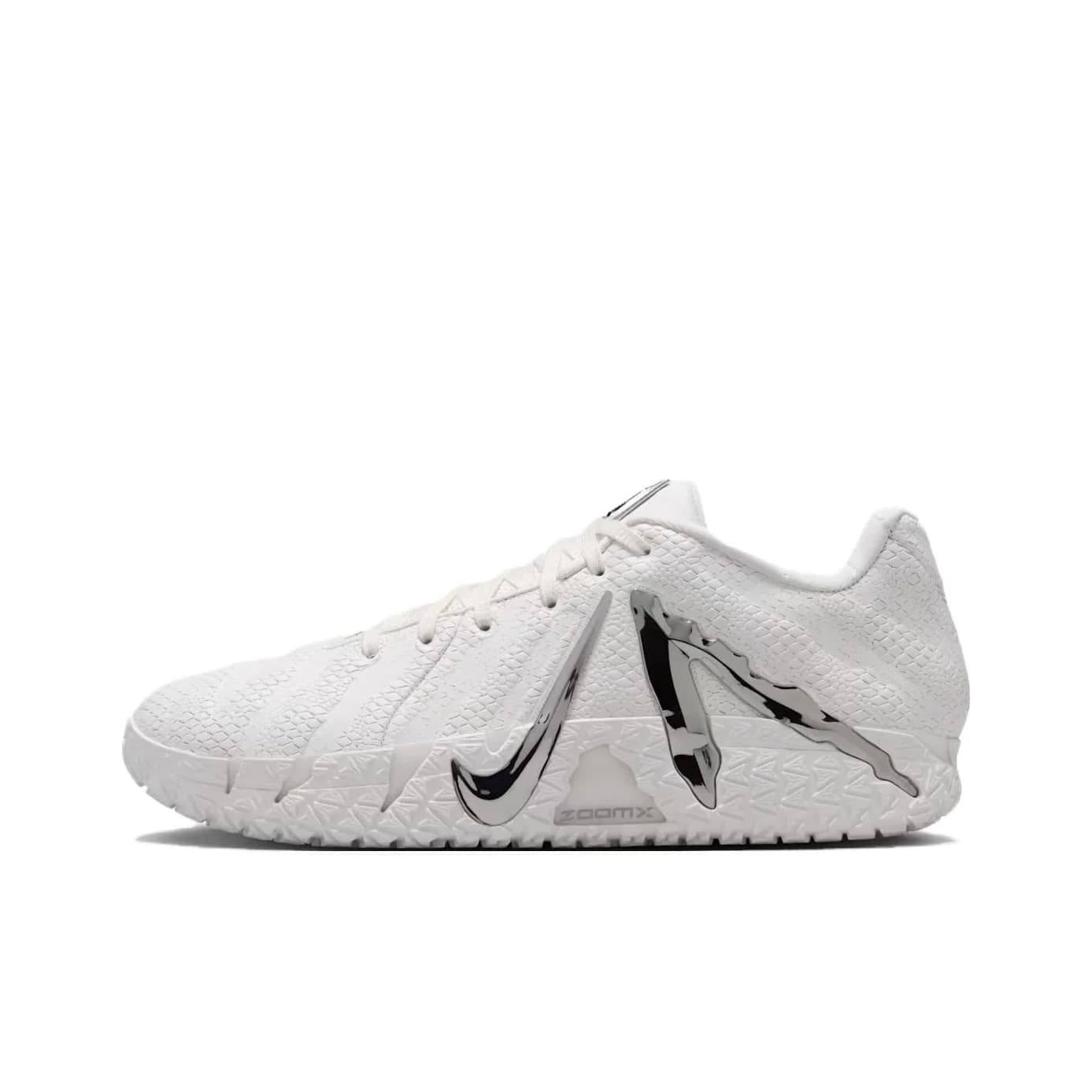 Nike Ja 3 Basketball Shoes Men's Low Top White Silver IO7668-100