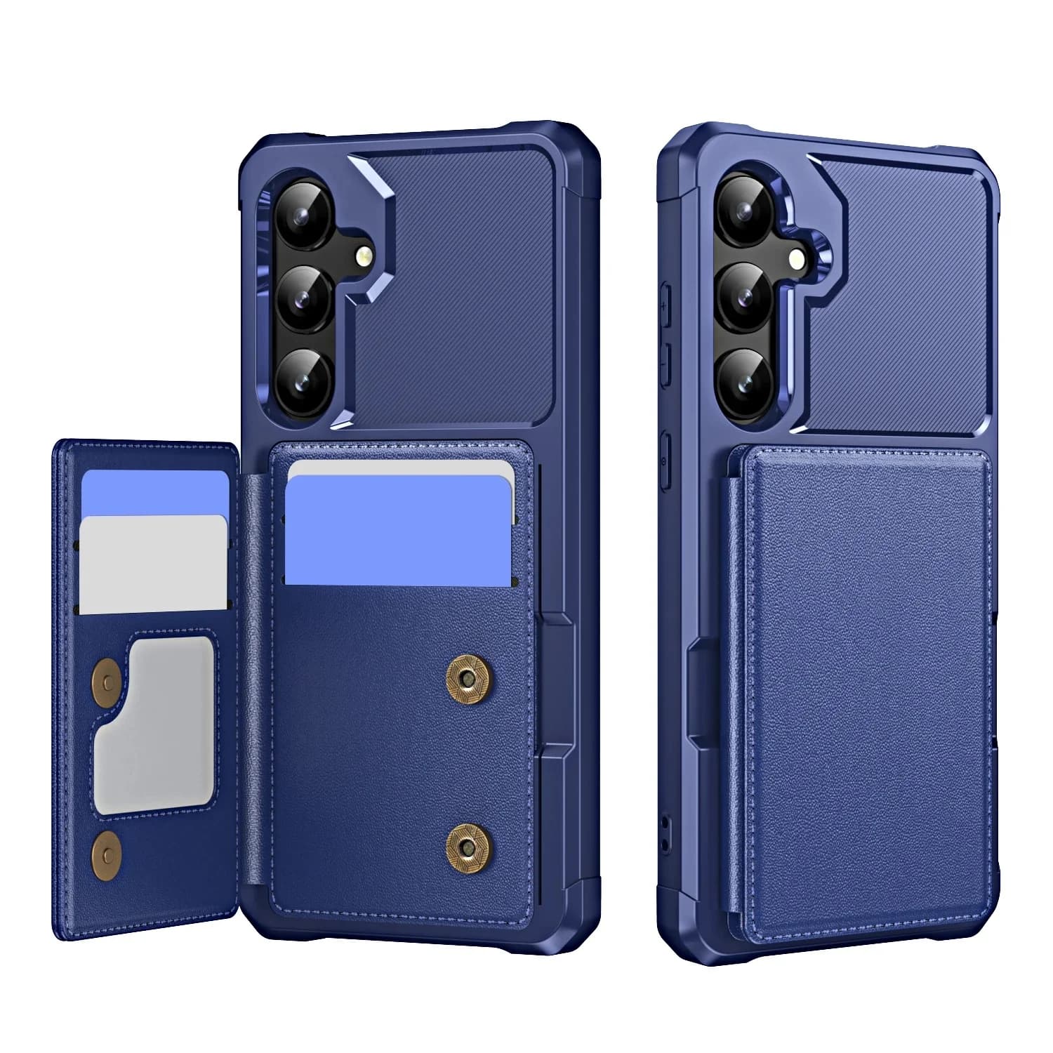 Custodia a Portafoglio con Slot per Carte e Protezione RFID per Samsung Galaxy S26 Ultra S25 Edge S24 FE S23 Plus S22 S21