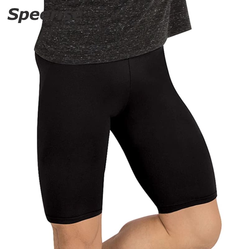 Speerise Leggings in spandex al ginocchio Allenamento di danza per uomo Palestra Balletto Abbigliamento sportivo Fitness Collant monopezzo in nylon Performance
