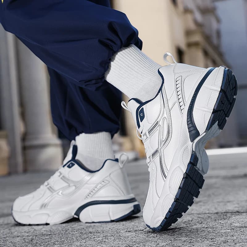 New Men'S Soft Soled Cushioned Running Shoes Anti Slip And Wear-Resistant Casual Shoes Multifunctional Travel And Hiking Shoes