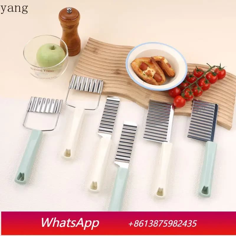 Stainless Steel Potato Knife CX, Corrugated Knife for Chips, Kitchen Accessories