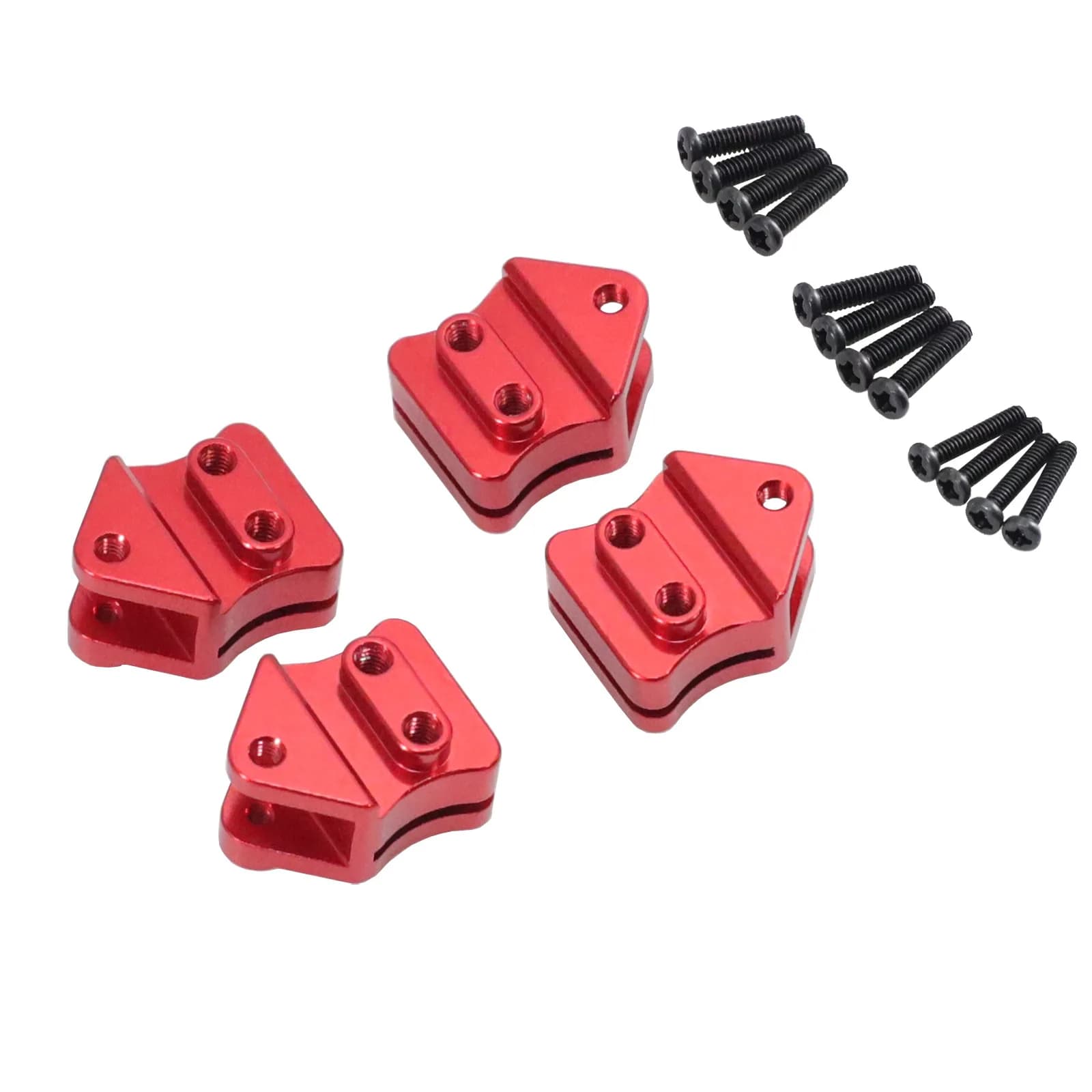 Supporto per Molle a Balestra in Lega di Alluminio JJRC, Parti di Aggiornamento per Auto RC, per Willis 1/10 C8815 e Hummer H1 Crawler Truck 1/12 C8835
