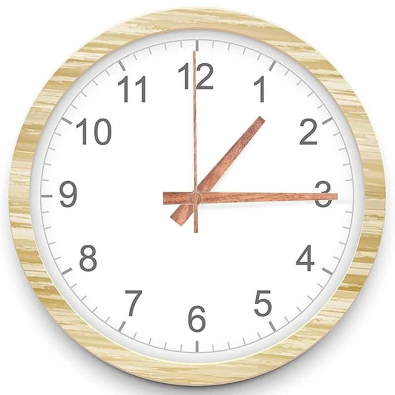 2-piece watch movement mechanism with clock kit mechanism with 12 inch walnut hands for DIY wall clock repair parts Replacement- A57M