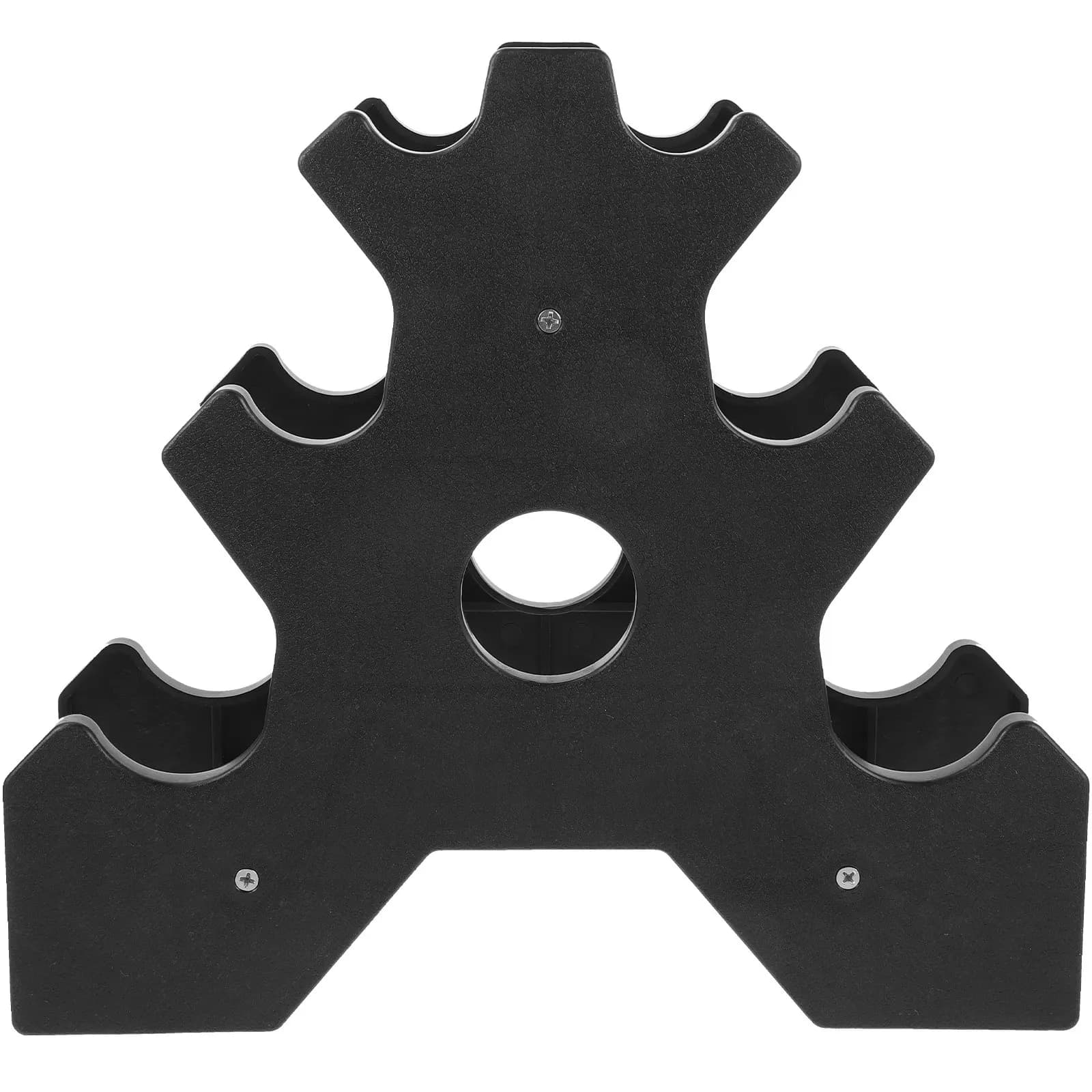 Supporto Stabile in Plastica per Manubri, Rack Professionale Multi-Strato Resistente per Esposizione e Conservazione di Manubri in Palestra Domestica