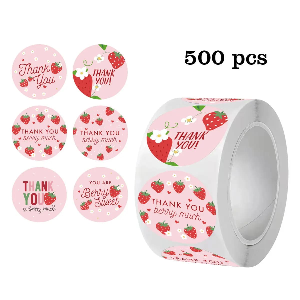 100-500 pz Adesivo A Forma di Fragola Frutta Limone Confezione Regalo Decorazione Etichetta Adesiva Cancelleria scrapbook Adesivo 2.5 cm/1 pollice