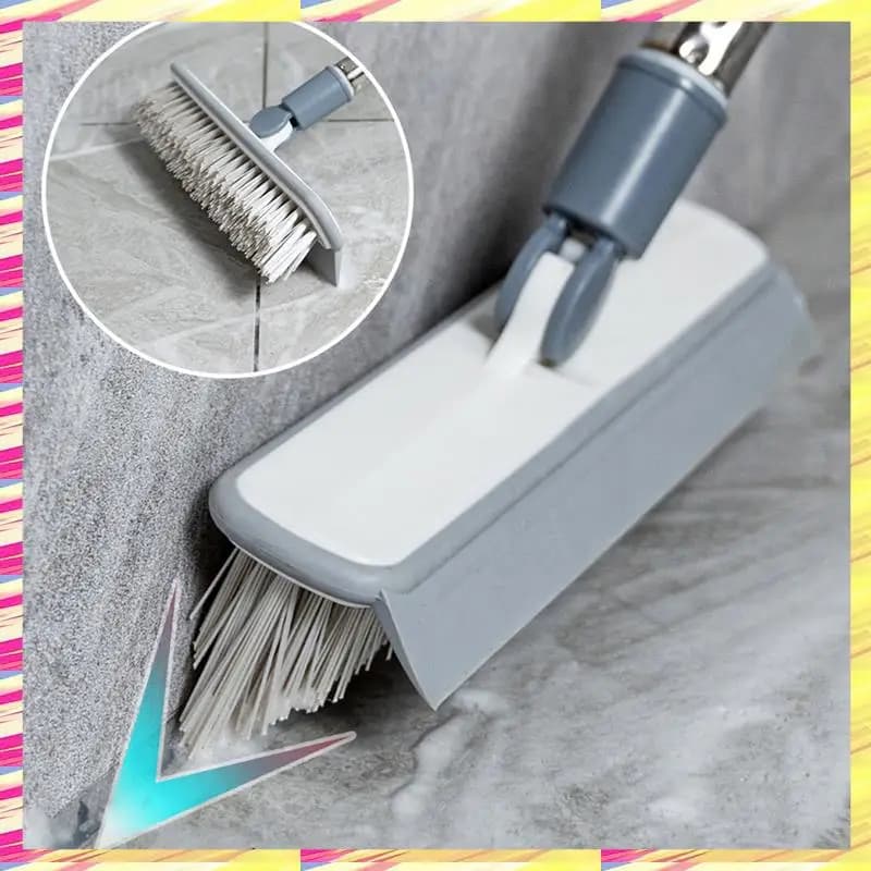 ABJJ 1Set Doccia Scrubber Spazzola per pulizia Vasca e piastrelle Setole rigide Scrubber Spazzola adatta per bagno WC Parete Vasca di vetro Piastrelle Lavello