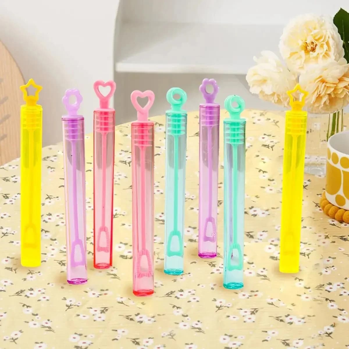 Cuore d'amore Bacchetta Tubo Regali di nozze rustici per gli ospiti Decorazioni per feste di compleanno Giocattoli per bambini Bomboniera per baby shower Bottiglia di sapone a bolle di sirena