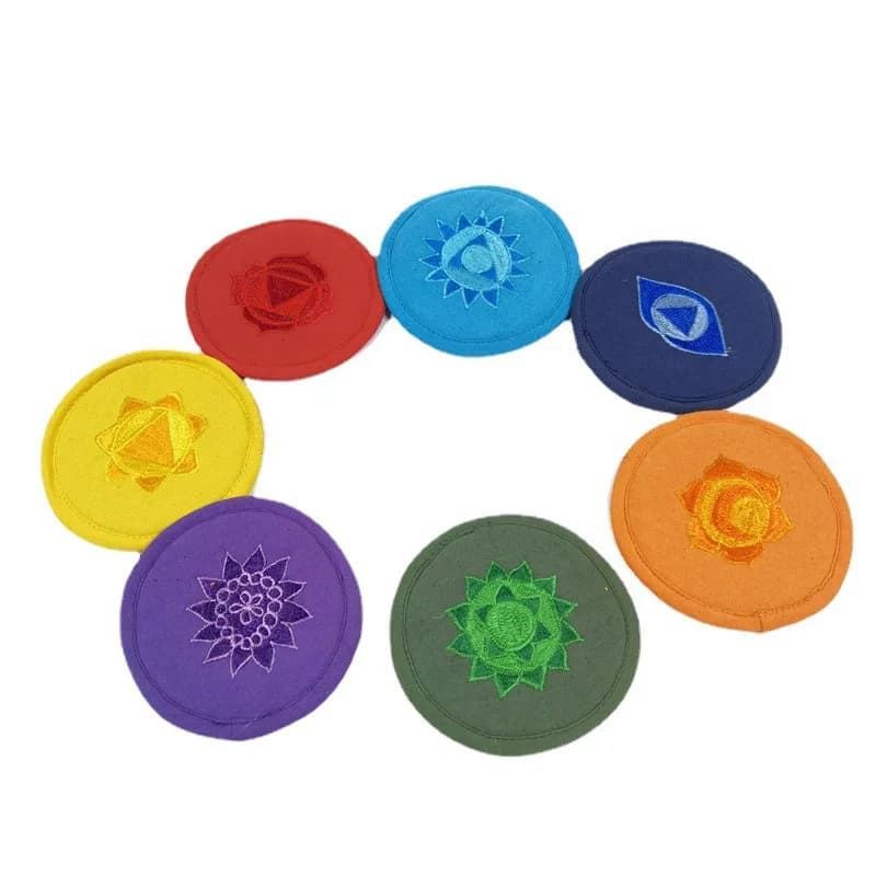 Nepal Handmade Fabric Ritual Mat Singing Bowl Cushion Meditation Accessory Colorful Design