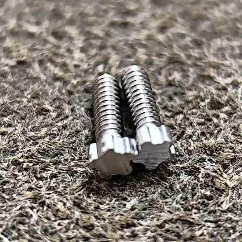 Accessori per orologi Pentagon Richard m1.4(pitch) *2.2*5.5mm, viti meccaniche e strumenti di riparazione in argento per uomo e donna