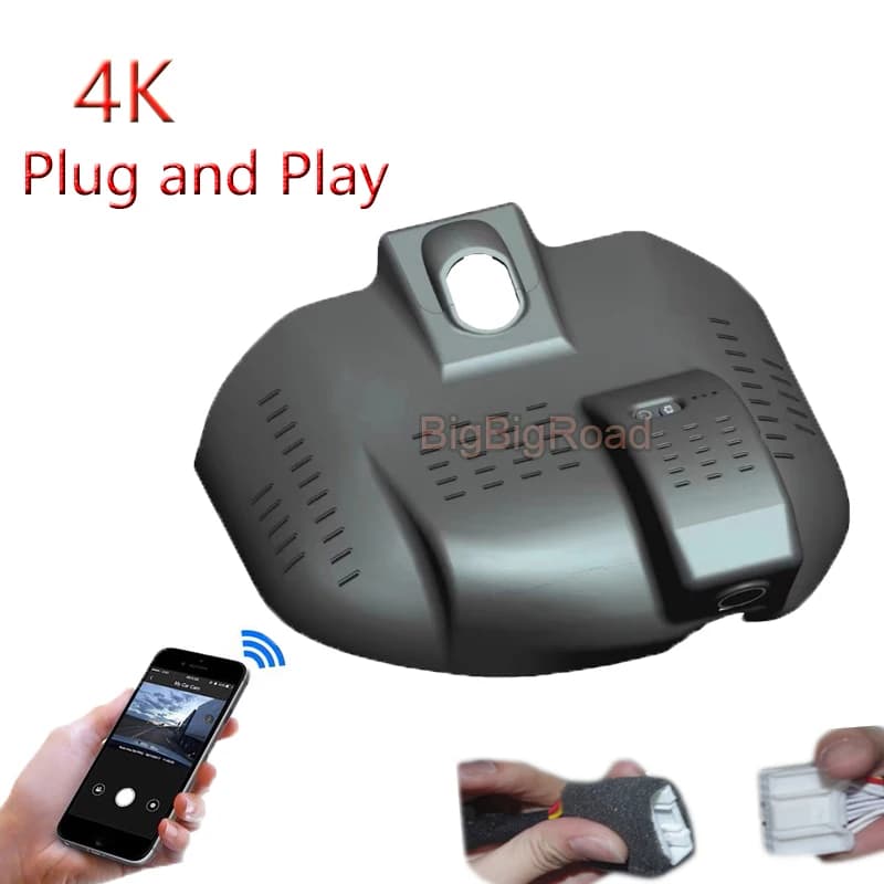 4K Plug And Play Per Mercedes Benz 2022 C200L C260L Versione Bassa Auto Wifi DVR Videoregistratore Scatola Nera Grandangolo di Visione Notturna