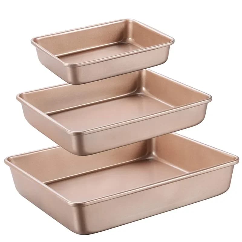 Addensare Carbon Steel Golden Bakeware Cooking Tools