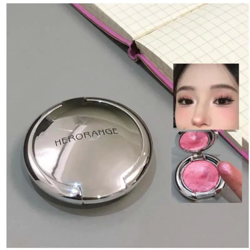 HERORANGE Evidenziatore Purè di patate Brillante Pasta lucida Perlescente Fine Flash Schiarente Contouring Punti salienti Nuovo