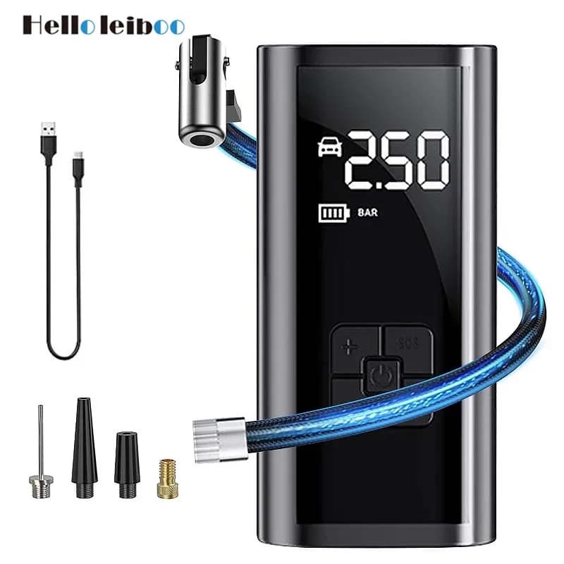 Air Pump for Car Air Compressor for Car Protected Wired/wireless Air Compressor for Motor Bike Car tyres 150PSI