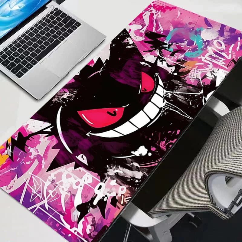 Mouse Pad Professional Pokemon Pikachu Gengar E-sports Gamers Speed Pc Gaming Rubber Keyboard Notbook Desk Mat Mousepad