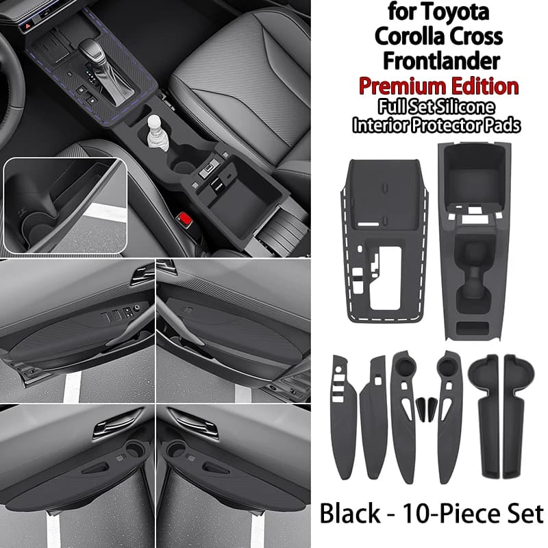 For 2026 Toyota Corolla Cross Frontlander Center Console Cup Holder Silicone Pad Aesthetic & Long-lasting Silicone Pads