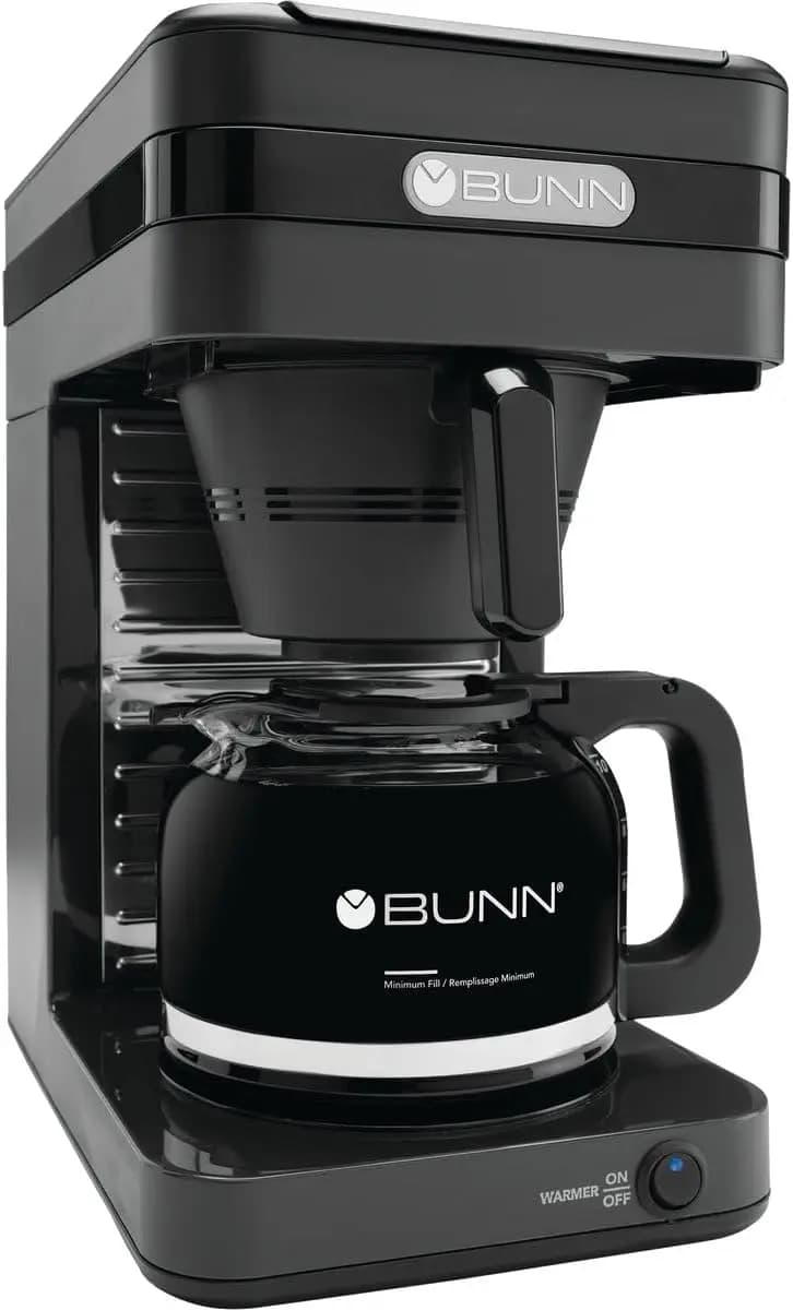 Macchina per Caffè a Infusione Rapida da 10 Tazze, Preparazione Veloce in 4 Minuti, Grigio Opaco, Caraffa Antigoccia