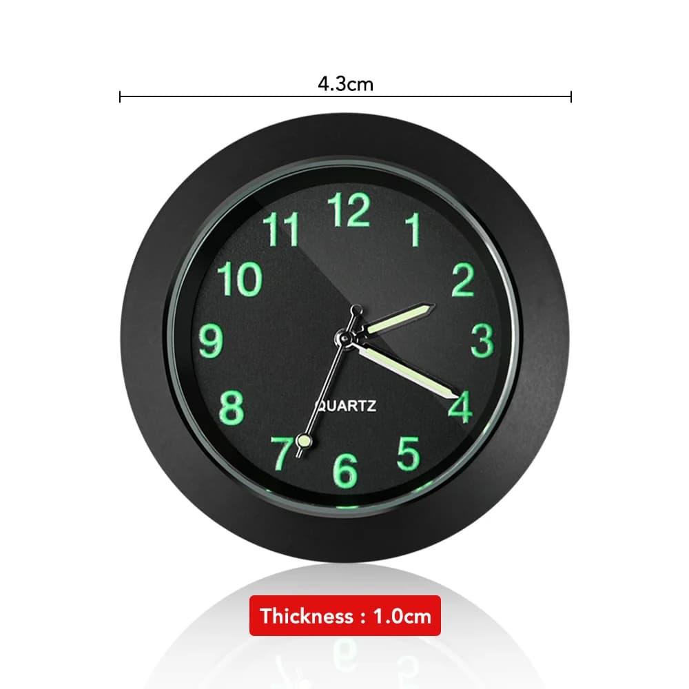 Orologio per auto Luminoso Ornamento Auto Accessori Auto Per Skoda Octavia A7 Peugeot 207 Accessori Skoda Volkswagen Tiguan