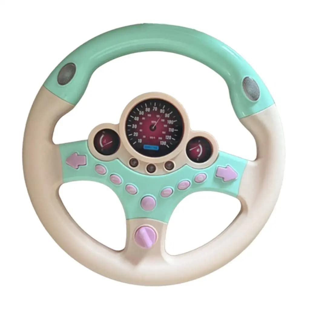 Giocattoli Musicali a Forma di Volante, Gioco Sensoriale Interattivo per l'Educazione dei Bambini e il Miglioramento delle Abilità Motorie