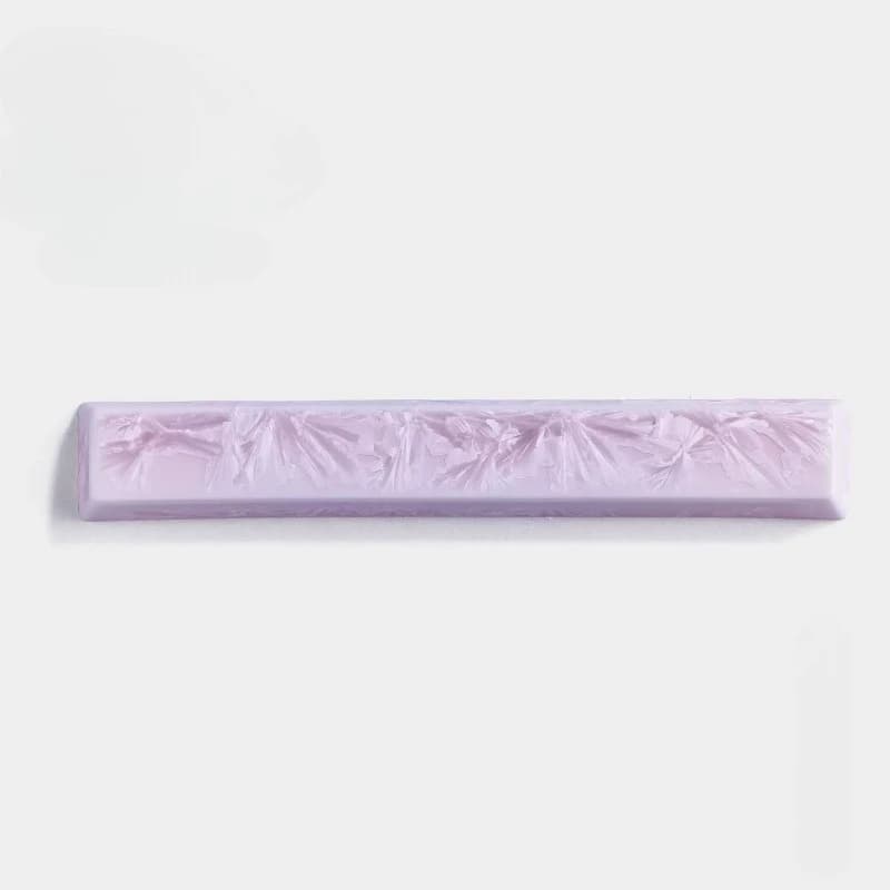 Pink Ice Crystal Ceramic Keycap Space Bar 6.25U Frost Crystal Custom Keycaps for Mechanical Keyboard Key Caps for Magnetic Axis