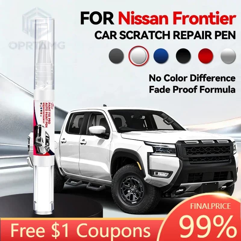 Purpose Vehicle Car Paint Repair Pen For 1985-2025 Nissan Frontier Paint Scratch Repair Accessories Green DAQ White QAK Black G4