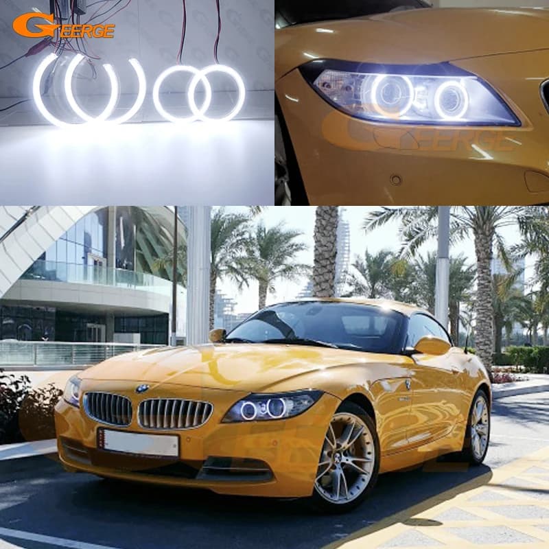 For BMW Z4 E89 2009 2010 2011 2012 2013 2014 2015 2016 Day Light Excellent Ultra Bright COB Led Angel Eyes Kit Halo Rings
