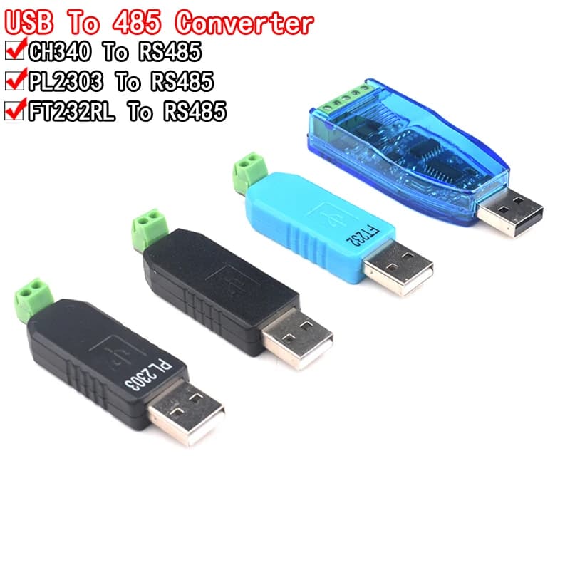 Smart Electronics Converter Adapter from USB to RS485 CH340 PL2303 FT232RL to RS485 RS485 RS-485 module for arduino
