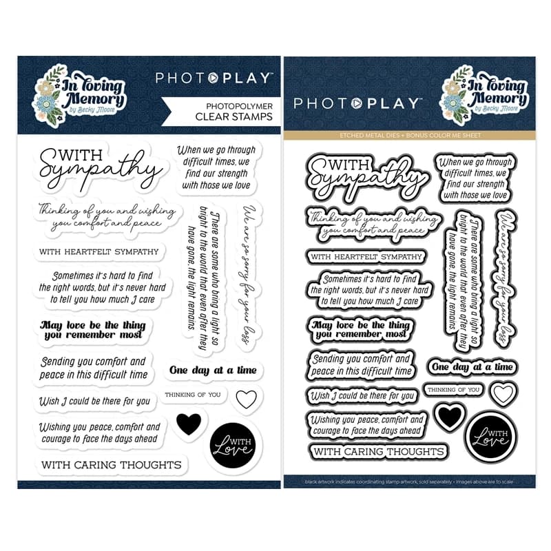 Dicembre 2023 nuovo In Loving Memory sentents parole timbri trasparenti Set Scrapbooking Paper Making fustelle cornici Card Craft