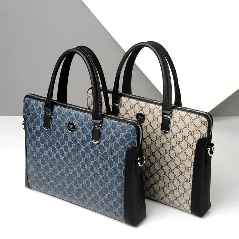 Nuova Borsa da Lavoro in Pelle da Uomo 2026, Design alla Moda, per Laptop da 13-14 Pollici, Borsa a Tracolla da Viaggio per Affari