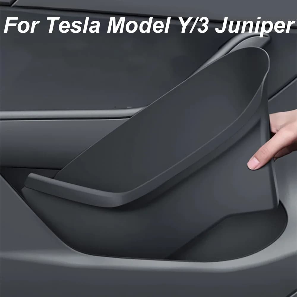 Per Tesla Model Y Juniper/Model 3 Highland Porta auto Scatola portaoggetti laterale Copertura completa Porta anteriore posteriore Handel Pocket Organizer