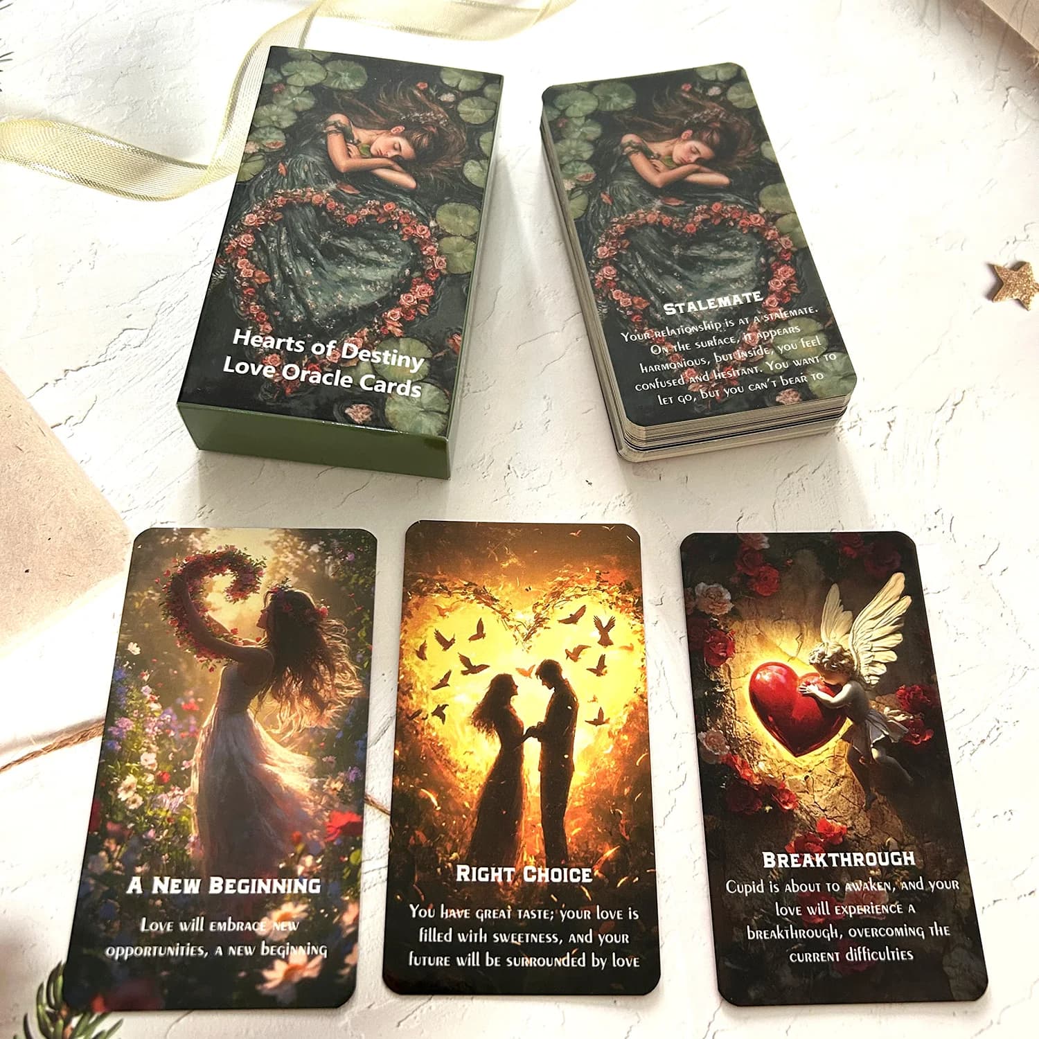 51PCS Messaggio d'amore Carte Oracle Previsioni interpersonali per l'anno in arrivo Relazioni Divinazione Rune Amore Gioco da tavolo Tarocchi