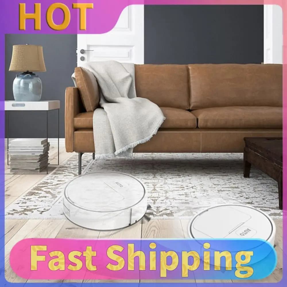 Robot Vacuum Cleaner and Washing Machines with Intelligent Navigation, USB Rechargeable, Avoid Obstacles Objects, Automatic Cleaning