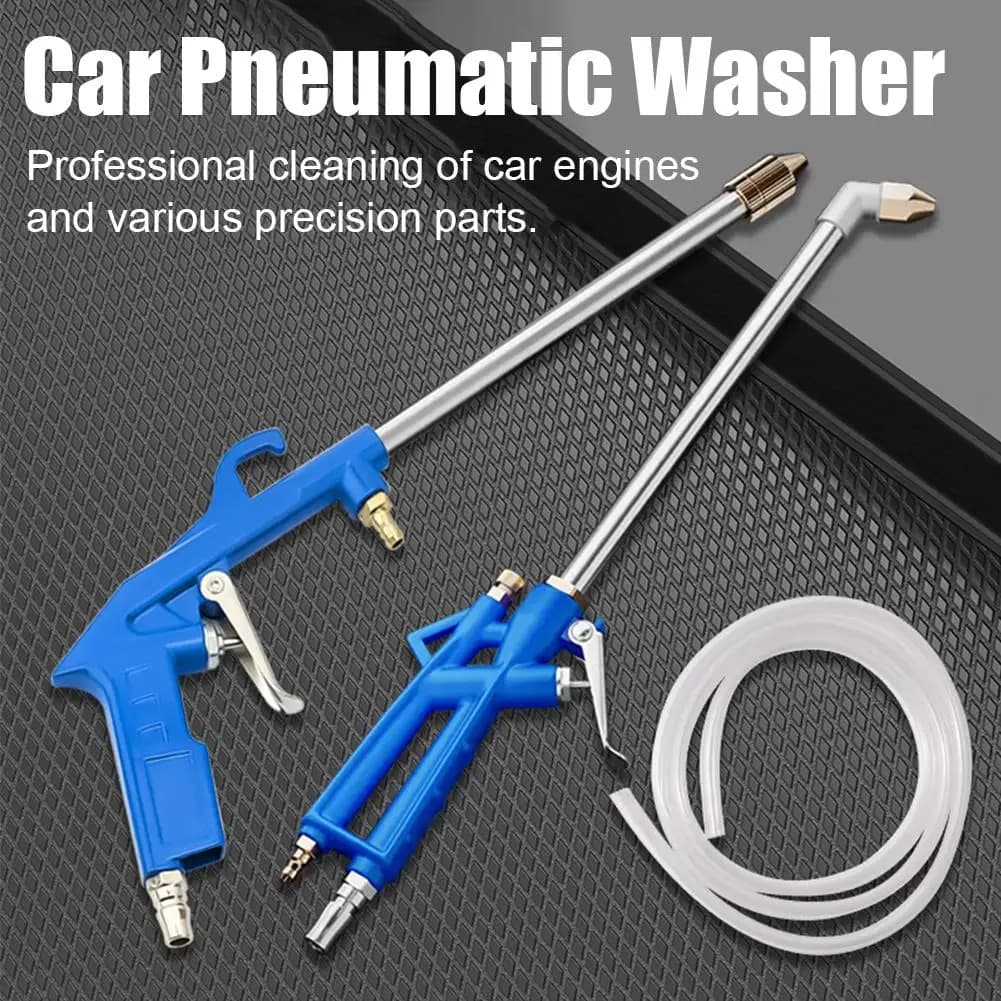 Pneumatic cleaning gun, high-pressure spray gun, car engine oil, dirt, water, and air dual-purpose adjustable air pressure dust