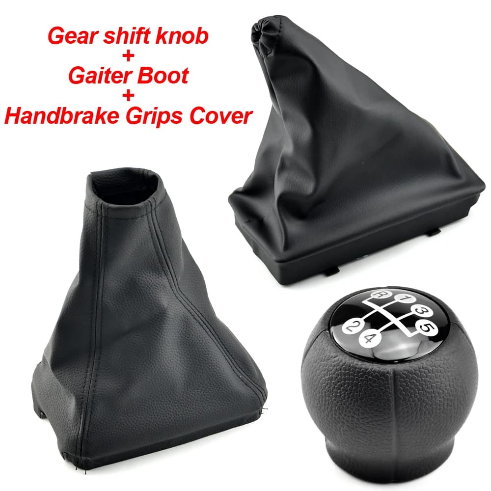 Per OPEL CORSA C (01-06) TIGRA B (04-12) COMBO C (01-11) pomello del cambio a 5 velocità per auto MT con coperchio del bagagliaio della ghetta