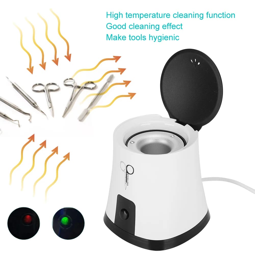 100W Nail Tools Cleaning Machine, High Temperature Cleaner for Scissors and Accessories, Automatic Cleaning Box