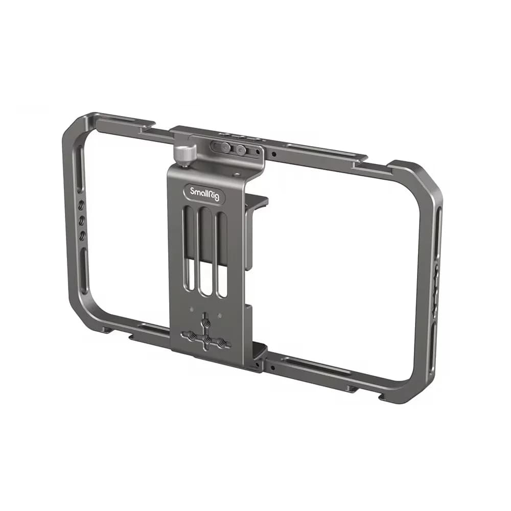 SmallRig Universal cage for Smartphone, Rig Video for Riprese and Vlogging, Compatible with iPhone 15 Pro/15 Pro Max and Android Phones