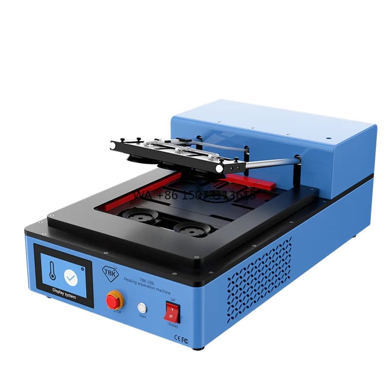 Nuovo TBK 288L Auto 15 pollici Separatore Dello Schermo Display LCD Macchina di Separazione del Riscaldamento per iPad 12.9 10.5 11 Air 4 Mini 6 Touch riparazione