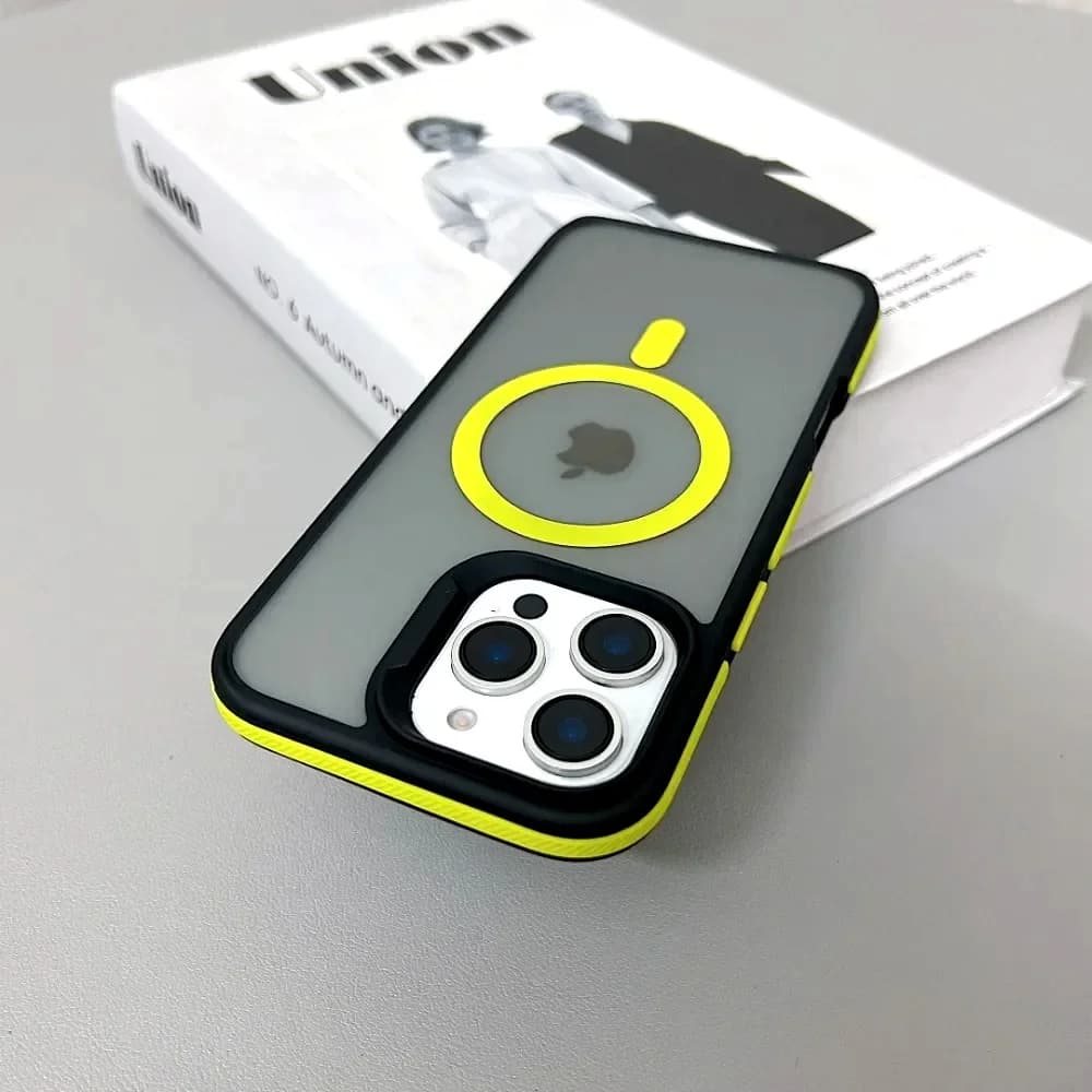 Luxury Magnetic Color Matte Translucent Shockproof Case For iPhone 11 12 13 14 15 16 ProMax for Magsafe Wireless Charge Cover